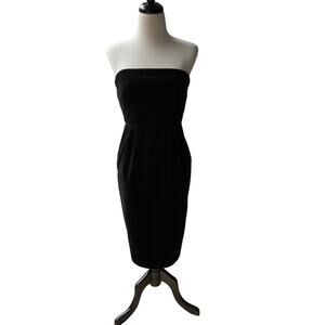 J.Crew Strapless Christmas New Year's Eve Semi-Formal Evening Party Dress Size 4